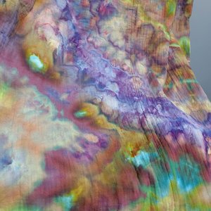 M/L Double Gauze Dress, Strawberry Dragon