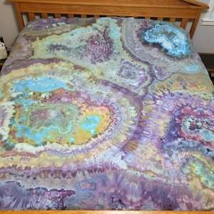 Full/Queen Duvet Cover & Shams, Geode