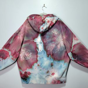 XXL Zip-Up Hoodie, Spicy Mandala Skies