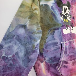 XXL Sherpa Lined Hoodie, Mickey Rainbow