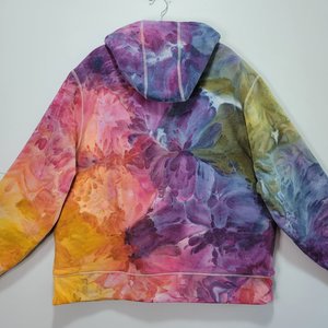 XXL Sherpa Lined Hoodie, Mickey Rainbow