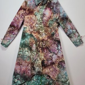 M/L Shirtdress/Duster, Falling Waters