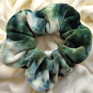 Scrunchie, Bamboo Velvet, Hunter