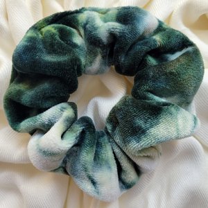 Scrunchie, Bamboo Velvet, Hunter