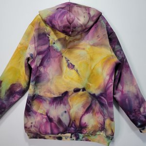 XL Velour Hoodie, Purple Iris
