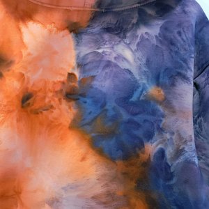 M Velour Hoodie, Sapphire Marmalade