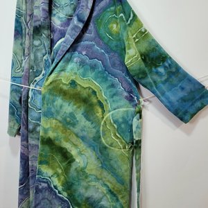 XXL Bathrobe, Forest Pond