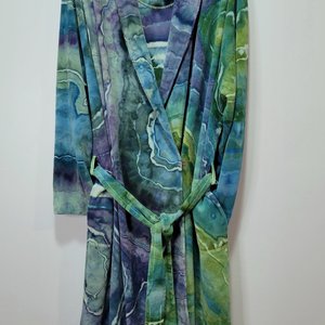 XXL Bathrobe, Forest Pond