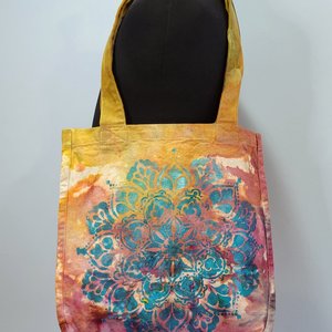 Organic Canvas Tote, Fall Mandala