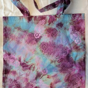 14" Tote, Pink Mandala