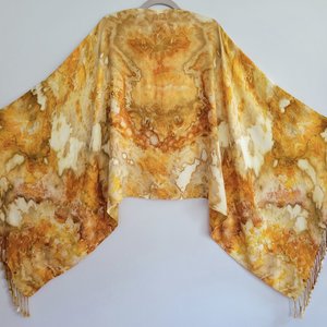 Shawl, Viscose, Chanterelle