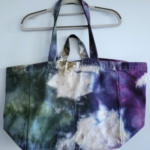 Tote Bag, Grocery or Craft, Cool Spectrum