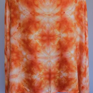Shawl, Viscose, Flamingo Shibori