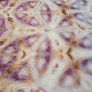 Shawl, Viscose, Dark Mauve Shibori