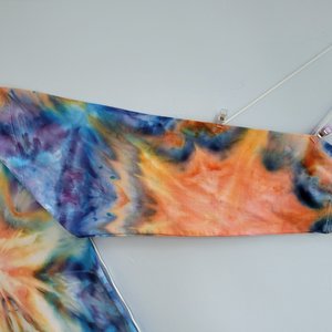 XL Long Sleeve T-shirt, Sapphire Marmalade Farnsburst