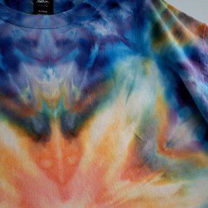 XL Long Sleeve T-shirt, Sapphire Marmalade Farnsburst