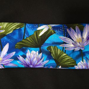 Eye Pillow, Water Lilies & Dragonflies