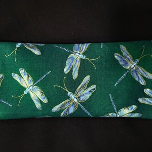 Eye Pillow, Green Dragonfly