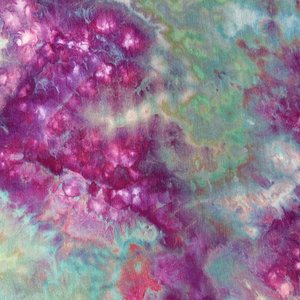 Shawl, Bamboo, Strawberry Skies Watercolor