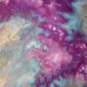 Shawl, Bamboo, Strawberry Skies Watercolor