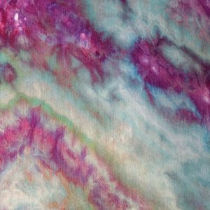 Shawl, Bamboo, Strawberry Skies Watercolor