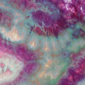 Shawl, Bamboo, Strawberry Skies Watercolor
