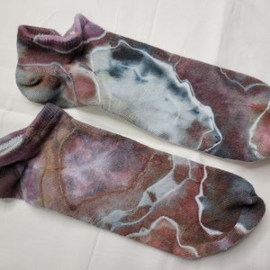 Footie Socks, Bamboo, 11-13, Rhodochrosite