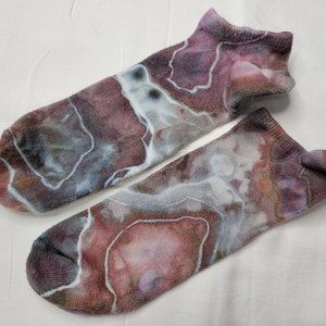 Footie Socks, Bamboo, 11-13, Rhodochrosite