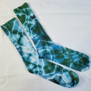 Socks, Bamboo, size 11-13, Sea Waves