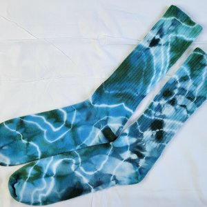 Socks, Bamboo, size 11-13, Sea Waves
