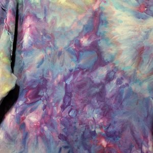 XL/2XL Mock Neck French Terry Pullover, Strawberry Skies