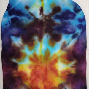 Stocking Cap, Sunset Shibori