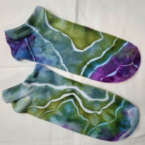 Footie Socks, Bamboo, 9-1, Forest Pond