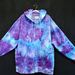 XXXL Tall Zip-Up Hoodie,  Cosmic