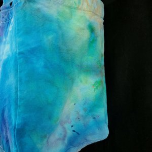 Tote, 6 Pocket Grocery, Watercolor #4