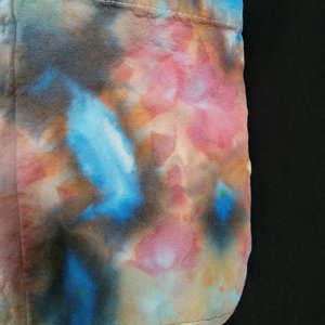 Tote, 6 Pocket Grocery, Watercolor #2