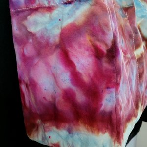 Tote, 6 Pocket Grocery, Watercolor #1