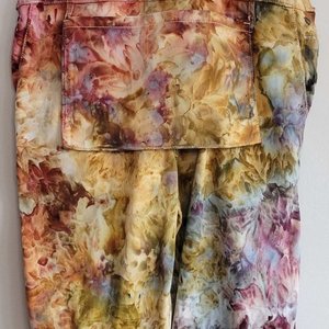XL Painter's Overalls, Earthy Rainbow