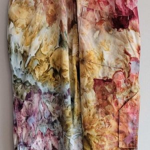 XL Painter's Overalls, Earthy Rainbow