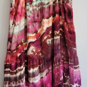 M Petite Cami Maxi Dress, Red Wine Geode