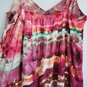 M Petite Cami Maxi Dress, Red Wine Geode