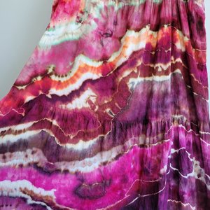 M Petite Cami Maxi Dress, Red Wine Geode