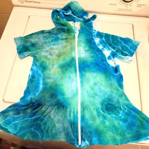 3T Terry Cover-up, Ocean