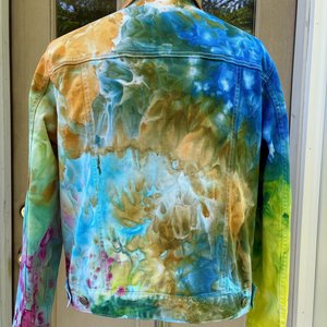 XL Denim Jacket, Wild Watercolor