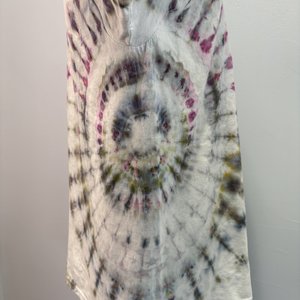 L Short Sleeve T-Shirt, Pale Gray Ripple