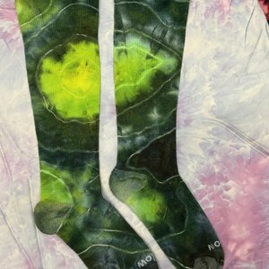Compression Socks, Size Medium, Forest Geode