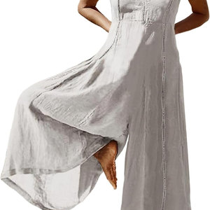 XXL Sleeveless Palazzo Jumper, Night Garden