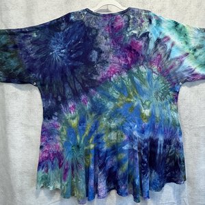 3X Kimono Jacket, Monet Swirl