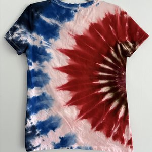 S V-neck T-Shirt, Red White, & Blue