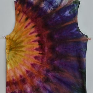 XL Unisex Sleeveless T, Sunset Burst